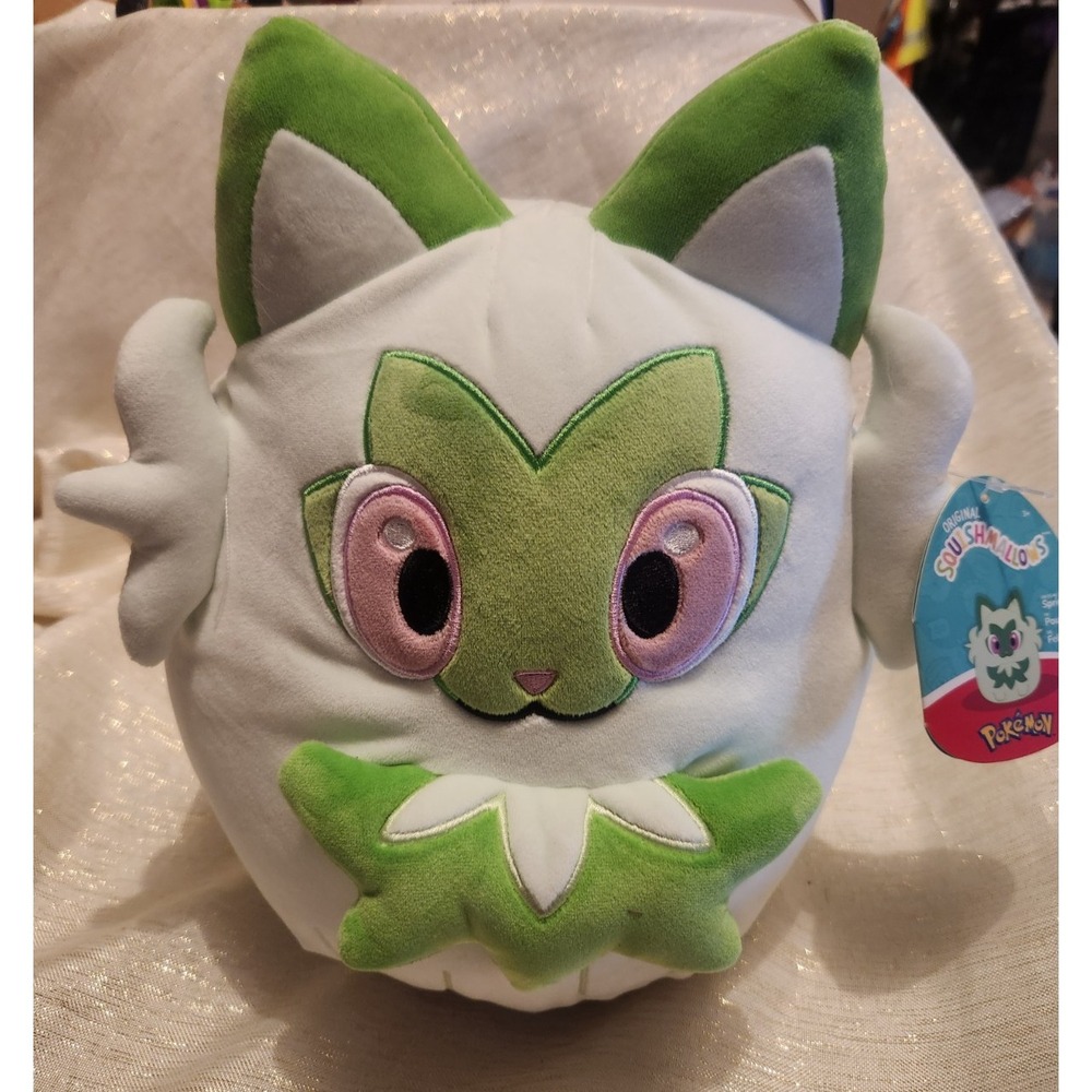 Original Sprigatito Pokémon Stuffed Plush Toy Collectable 12" BNWT